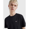 Tommy Hilfiger Ανδρική Κοντομάνικη Μπλούζα T-Shirt Tjm Slim Jersey C Neck Ext DM0DM09598-BDS Black - Image 2