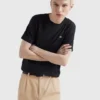 Tommy Hilfiger Ανδρική Κοντομάνικη Μπλούζα T-Shirt Tjm Slim Jersey C Neck Ext DM0DM09598-BDS Black