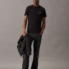 Calvin Klein Jeans Ανδρικό Κοντομάνικο Μπλουζάκι T-shirt J30J314544-BAE Ck Black - Image 3