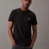 Calvin Klein Jeans Ανδρικό Κοντομάνικο Μπλουζάκι T-shirt J30J314544-BAE Ck Black