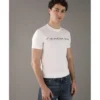 Calvin Klein Jeans Ανδρικό Κοντομάνικο Μπλουζάκι T-shirt J30J325676-0K4 Bright White