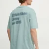 Calvin Klein Jeans Ανδρικό Κοντομάνικο Μπλουζάκι J30J327078-PC2 Lead - Image 4