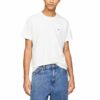 Tommy Hilfiger Ανδρική Κοντομάνικη Μπλούζα T-Shirt Tjm Slim Jersey C Neck Ext DM0DM09598-YBR White