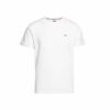 Tommy Hilfiger Ανδρική Κοντομάνικη Μπλούζα T-Shirt Tjm Slim Jersey C Neck Ext DM0DM09598-YBR White - Image 5