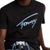 Tommy Hilfiger Ανδρική Κοντομάνικη Μπλούζα T-Shirt Tjm Reg Rwb Signature Tee DM0DM21109-BDS Black - Image 4