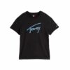 Tommy Hilfiger Ανδρική Κοντομάνικη Μπλούζα T-Shirt Tjm Reg Rwb Signature Tee DM0DM21109-BDS Black - Image 5