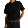 Tommy Hilfiger Ανδρική Κοντομάνικη Μπλούζα T-Shirt Tjm Rlx Linear Logo Tee Ext DM0DM21110-BDS Black