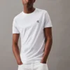 Calvin Klein Jeans Ανδρικό Κοντομάνικο Μπλουζάκι T-shirt J30J314544-YAF Bright White