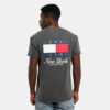 Tommy Hilfiger Ανδρική Κοντομάνικη Μπλούζα T-Shirt Tjm Reg Heritage Flag Tee Ext DM0DM20346-BDS Black - Image 2