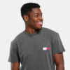 Tommy Hilfiger Ανδρική Κοντομάνικη Μπλούζα T-Shirt Tjm Reg Heritage Flag Tee Ext DM0DM20346-BDS Black - Image 3