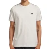 Fred Perry Ανδρική Κοντομάνικη Μπλούζα T-shirt Taped Ringer M4620-X23 Porridge Marl