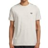 Fred Perry Ανδρική Κοντομάνικη Μπλούζα T-shirt Taped Ringer M4620-X23 Porridge Marl - Image 3