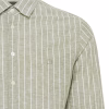 Casual Friday Ανδρικό Πουκάμισο CFandre Ls Wide Stipe Linen M 20505372-180523 Winter Moss - Image 7
