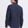 Casual Friday Ανδρικό Πουκάμισο CFhamilton Ls Bd Linen Mix Shl 20505384-174028 Dark Navy - Image 2