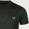 Fred Perry Ανδρική Κοντομάνικη Μπλούζα T-shirt Ringer M3519-T61 Night Green - Image 4