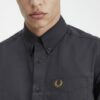 Fred Perry Ανδρικό Πουκάμισο Button Down Collar Shirt M5650-297 Anchor Grey - Image 2