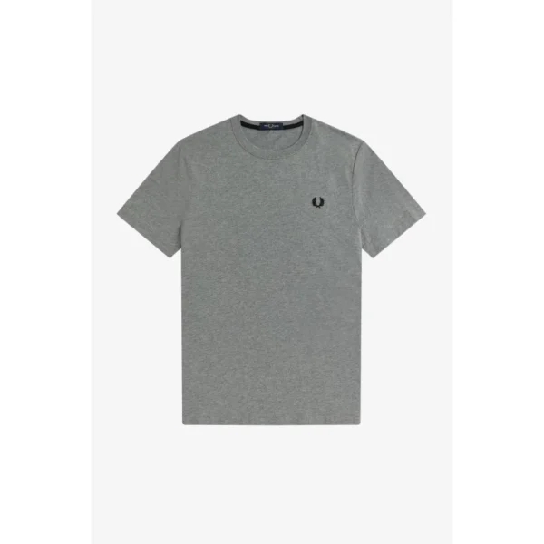 Fred Perry Ανδρική Κοντομάνικη Μπλούζα T-shirt Crew Neck M1600-420 Steel Marl - Image 4