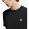 Fred Perry Ανδρική Κοντομάνικη Μπλούζα T-shirt Ringer M3519-102 Black - Image 2
