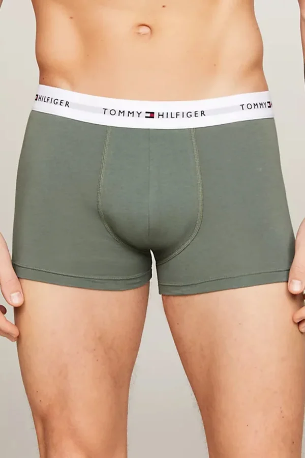Tommy Jeans Ανδρικά Εσώρουχα 3p Trunk UM0UM02761-0XY Hunter-Stonewash Gr-Des Sky - Image 5