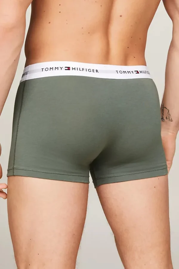 Tommy Jeans Ανδρικά Εσώρουχα 3p Trunk UM0UM02761-0XY Hunter-Stonewash Gr-Des Sky - Image 3