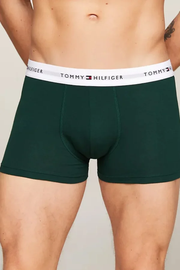Tommy Jeans Ανδρικά Εσώρουχα 3p Trunk UM0UM02761-0XY Hunter-Stonewash Gr-Des Sky - Image 7