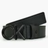Calvin Klein Jeans Ζώνη Ανδρική Adj Ck Metal Bombe Black 35mm K50K510623-BAX Ck Black