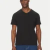 Calvin Klein Jeans Ss Smooth Cttn Solid Vneck Tee LV040HM298-UB1 Black