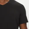 Calvin Klein Jeans Ss Smooth Cttn Solid Vneck Tee LV040HM298-UB1 Black - Image 5