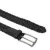 Calvin Klein Ανδρική Ζώνη Ck Casual Elongated Braided 35mm K50K512655-BEH Black Braided - Image 2