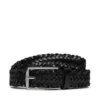 Calvin Klein Ανδρική Ζώνη Ck Casual Elongated Braided 35mm K50K512655-BEH Black Braided