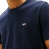 Tommy Jeans Ανδρικές Κοντομάνικες Μπλούζες T-shirts Tjm Xslim 2pack Jersey Tee Ext DM0DM20687-0XY Black/ Dark Night Navy - Image 4
