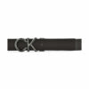 Calvin Klein Jeans Ζώνη Ανδρική Adj/Rev Ck Metal Bombe Pb 35mm K50K510354-BAX Ck Black/ Dk Brown - Image 6
