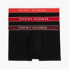 Tommy Jeans Ανδρικά Εσώρουχα 3p Trunk Wb UM0UM03457-0WI Hot Heat/Med Red/Dp Rge