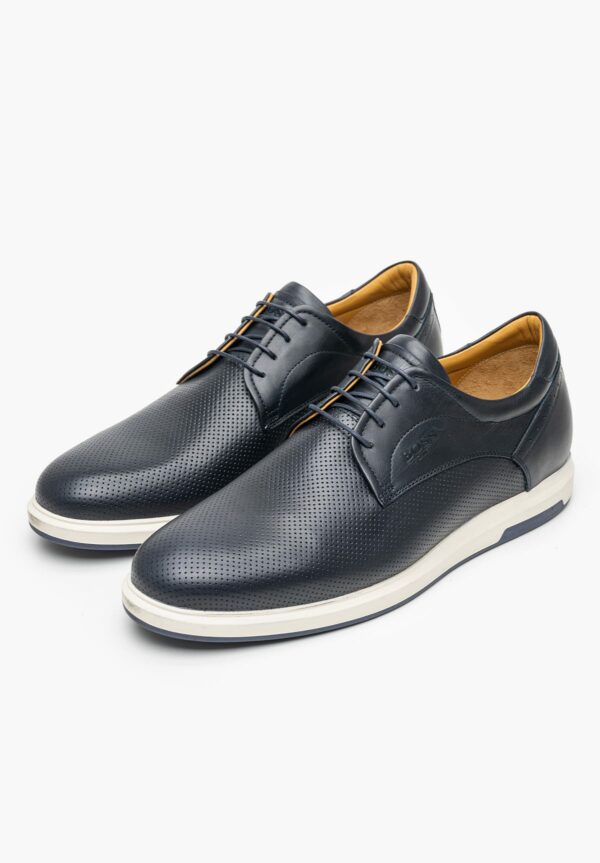 Boss Shoes Ανδρικά Παπούτσια Oxfords & Loafers B201 Navy Del Piero - Image 2