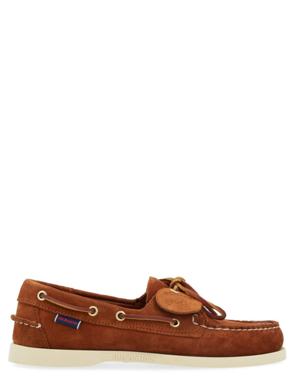 Sebago Ανδρικά Παπούτσια Portland Artisan brown suede Loafer Men's Moccasins 78123GW-AFR Castagna