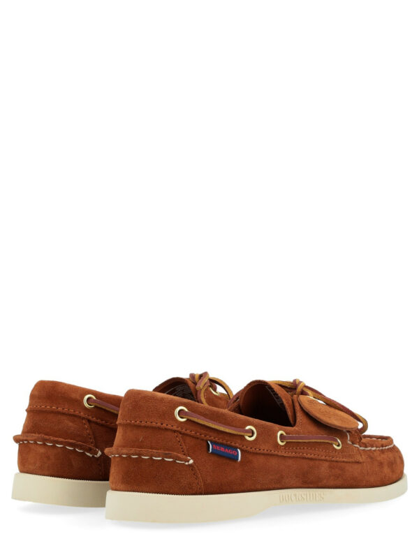 Sebago Ανδρικά Παπούτσια Portland Artisan brown suede Loafer Men's Moccasins 78123GW-AFR Castagna - Image 3