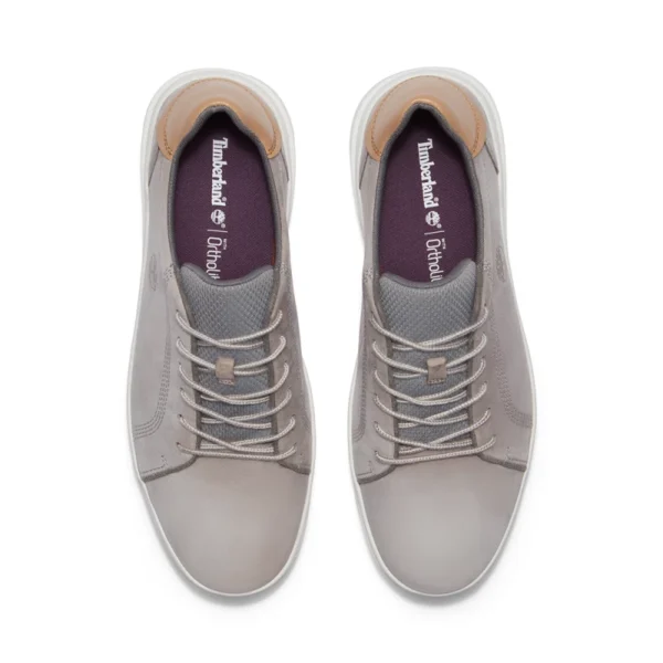 Timberland Ανδρικά Παπούτσια Sneakers Seneca Bay TB0A41F7-EM0 Light Grey Nubuck - Image 3