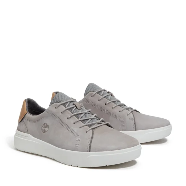 Timberland Ανδρικά Παπούτσια Sneakers Seneca Bay TB0A41F7-EM0 Light Grey Nubuck - Image 4