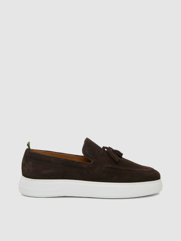 Boss Shoes Ανδρικά Casual Παπούτσια B7686-SUE Brown Suede
