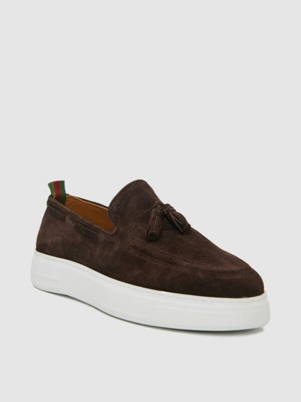 Boss Shoes Ανδρικά Casual Παπούτσια B7686-SUE Brown Suede - Image 2