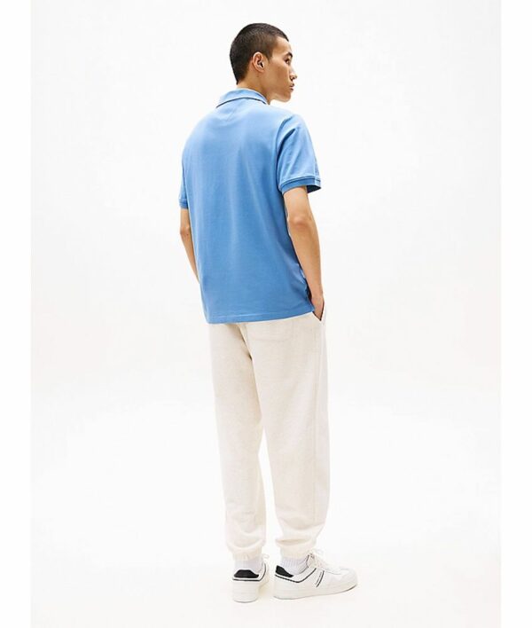 Tommy Jeans Ανδρικές Κοντομάνικες Μπλούζες Polo Tjm Reg Linear Ext DM0DM20914-DY6 Colorado Blue - Image 2