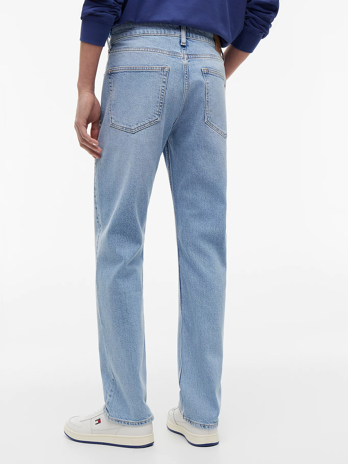 Tommy Jeans Ανδρικό Τζιν Παντελόνι Ryan Slim Str Bio112 DM0DM21024-1AB Denim Light - Image 5