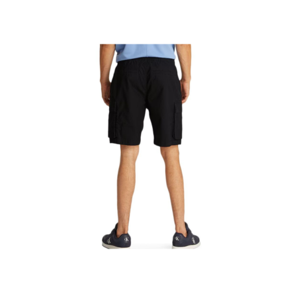 Calvin Klein Jeans Ανδρική βερμούδα Cargo Washed Shorts J30J327376-BEH Ck Black - Image 2