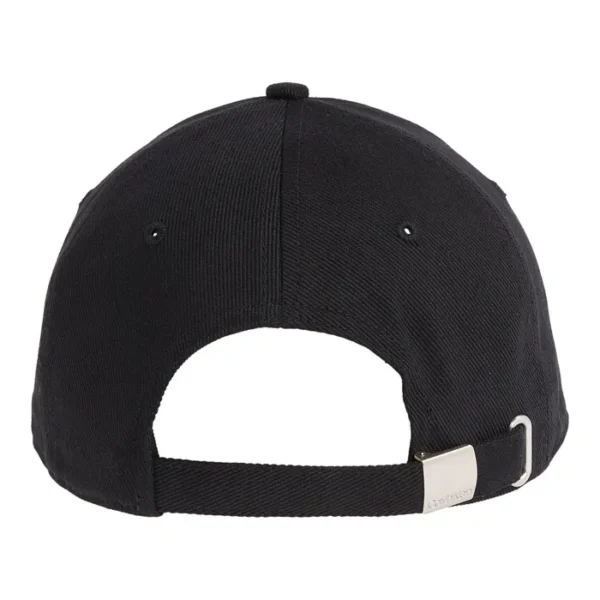 Calvin Klein Ανδρικό Καπέλο Με Γείσο 6 Panel Small Monogram Embroidery Cap LV04G5002G-SPE Black/Black - Image 3