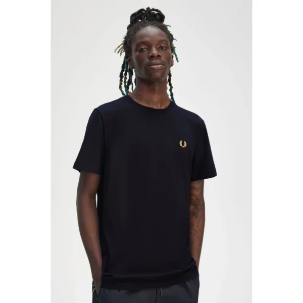 Fred Perry Ανδρική Κοντομάνικη Μπλούζα T-shirt Crew Neck M1600-W75 Crew Neck