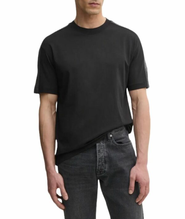 Calvin Klein Jeans Ανδρικό Κοντομάνικο Μπλουζάκι T-shirt Logo Tape Tee J30J327237-BEH Ck Black