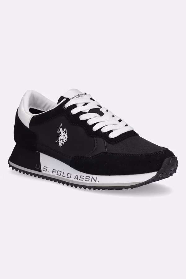 U.S. Polo Ανδρικά Παπούτσια Sneakers CLEEF006B-BLK-WHI01 Black - Image 2
