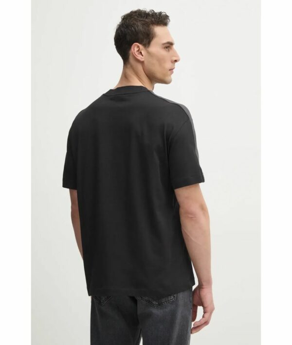 Calvin Klein Jeans Ανδρικό Κοντομάνικο Μπλουζάκι T-shirt Logo Tape Tee J30J327237-BEH Ck Black - Image 5