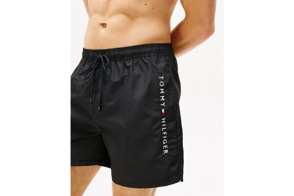 Tommy Jeans Μαγιό Σορτς Ανδρικό Medium Drawstring UM0UM03258-BDS Black - Image 6