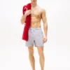 Tommy Jeans Μαγιό Σορτς Ανδρικό Medium Drawstring Ithaca Stripe UM0UM03265-0K5 Ithaca White Desert Sky - Image 4